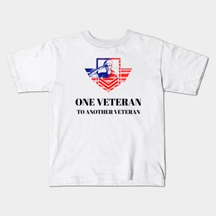 Salute One Veteran To Another Kids T-Shirt